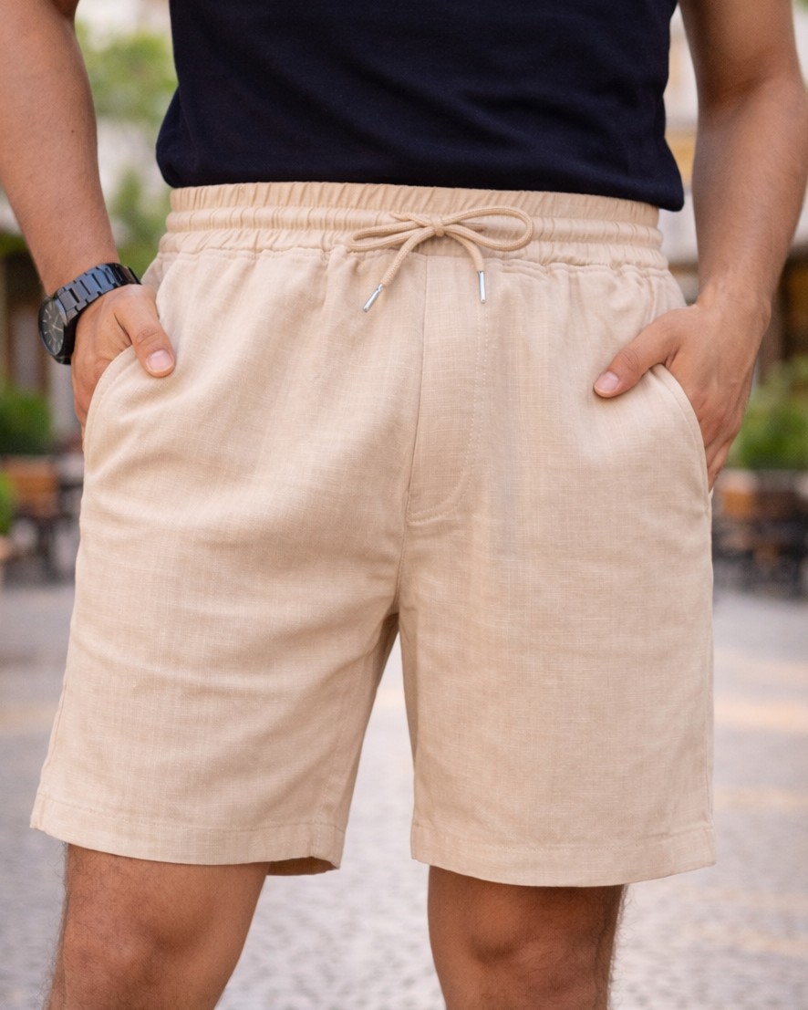Short Lino - Beige