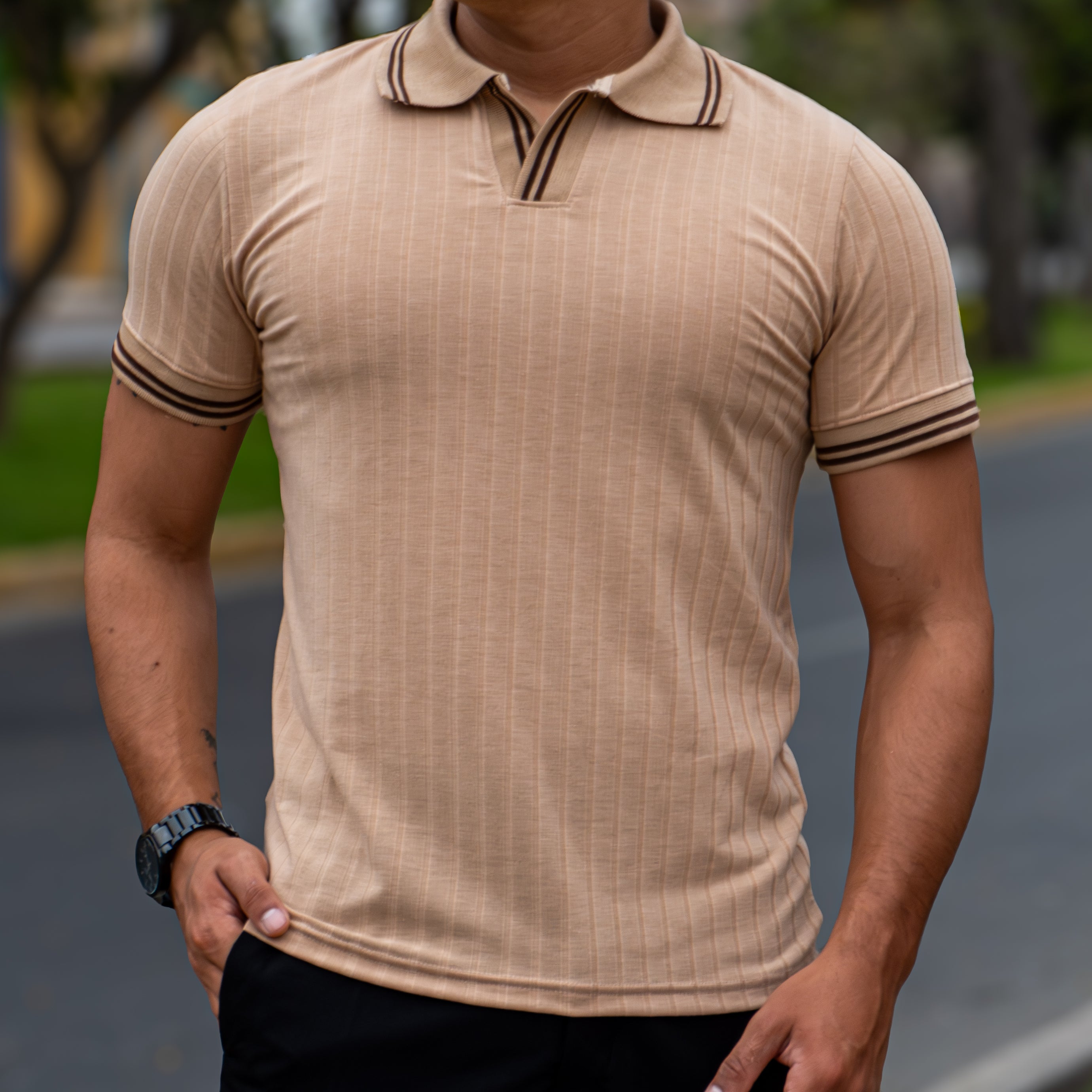 CAMISERO MONACO | BEIGE DR