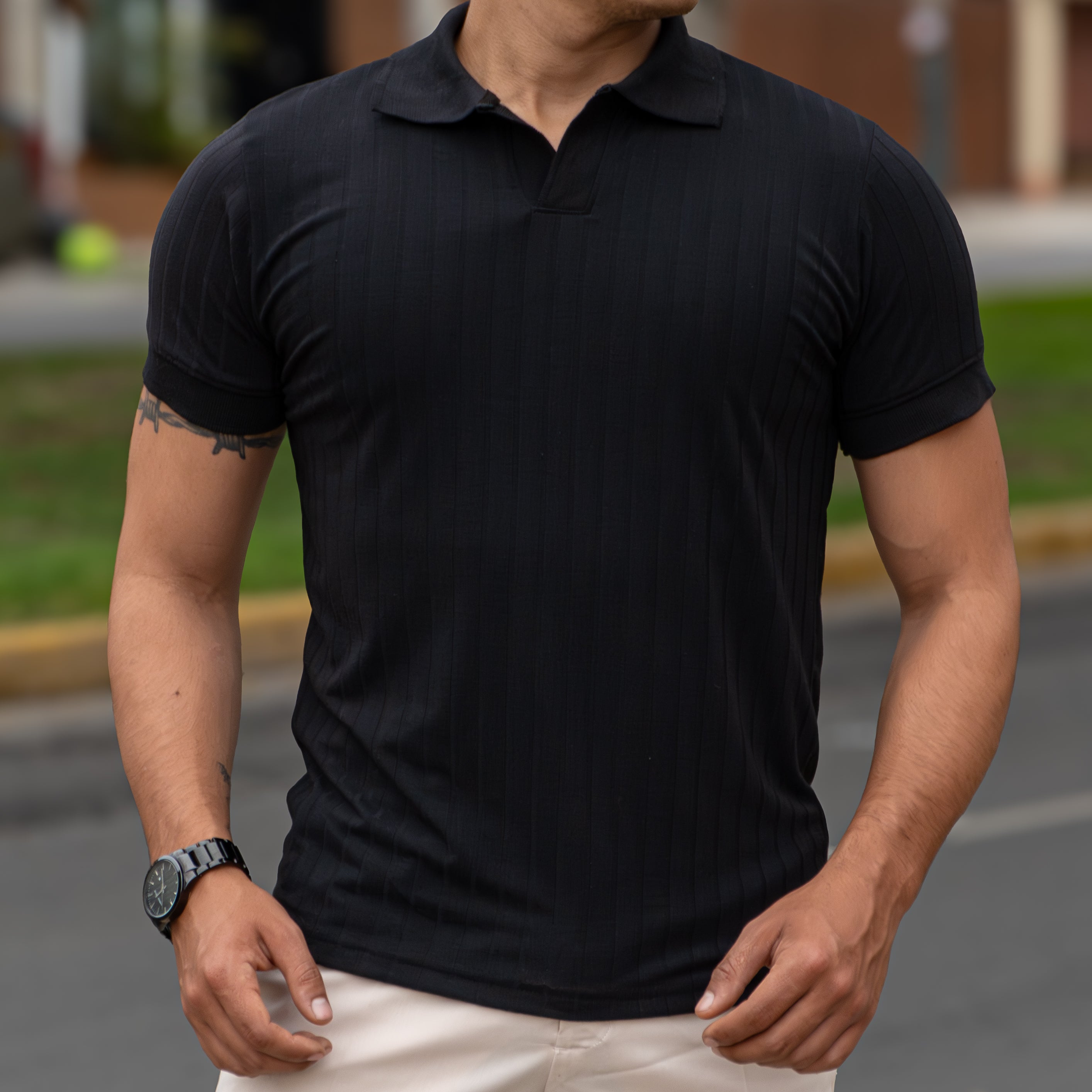 CAMISERO MONACO | NEGRO