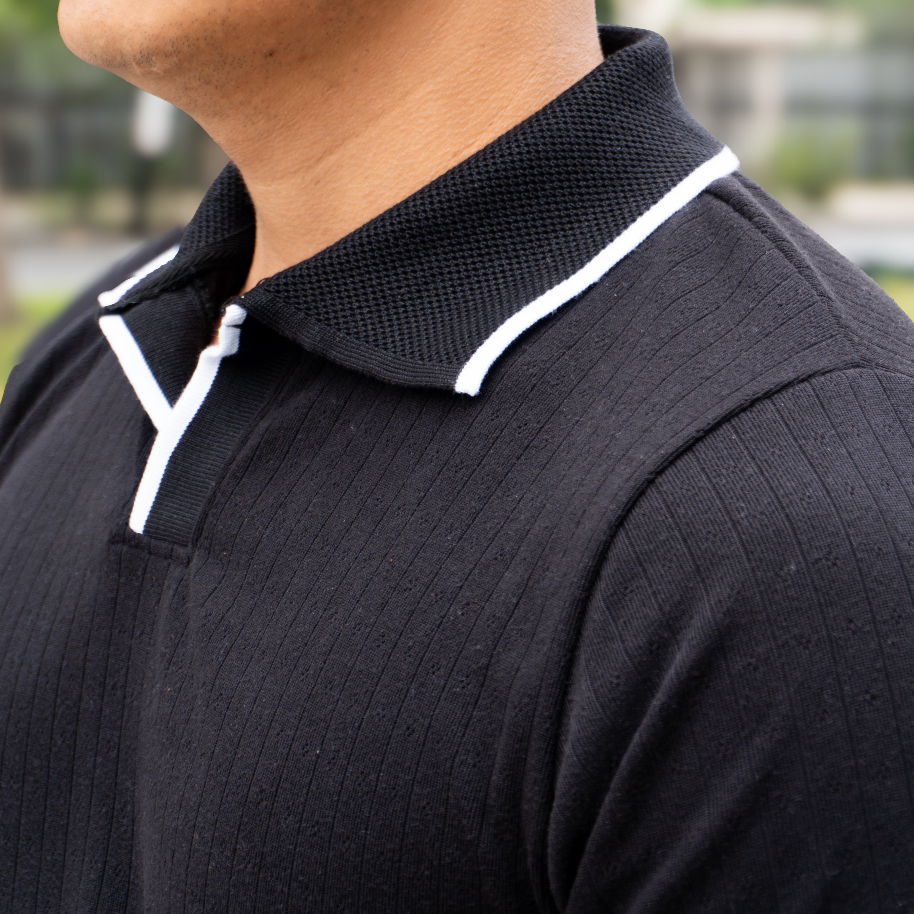 Camisero Old Money - Negro