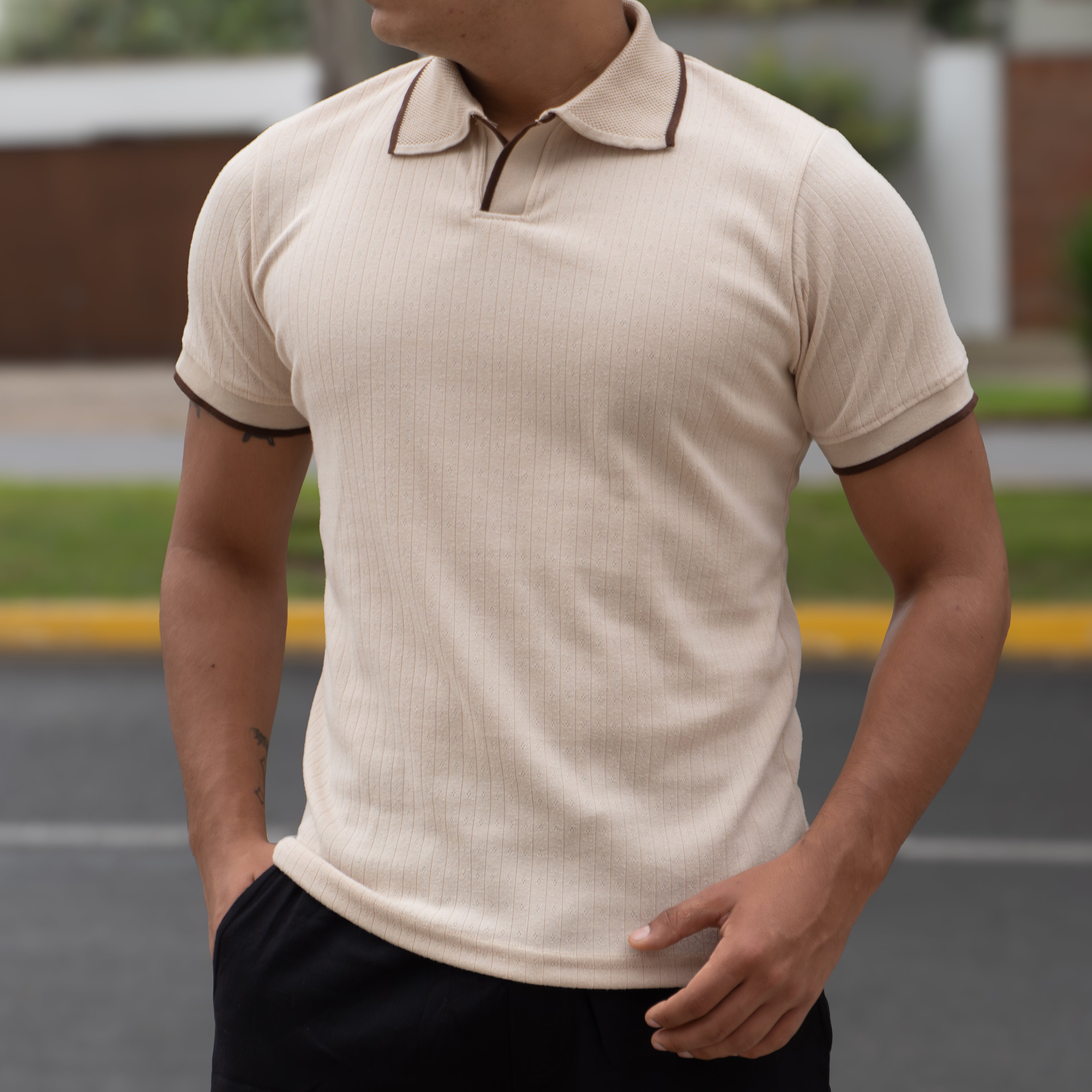 Camisero Old Money - Beige