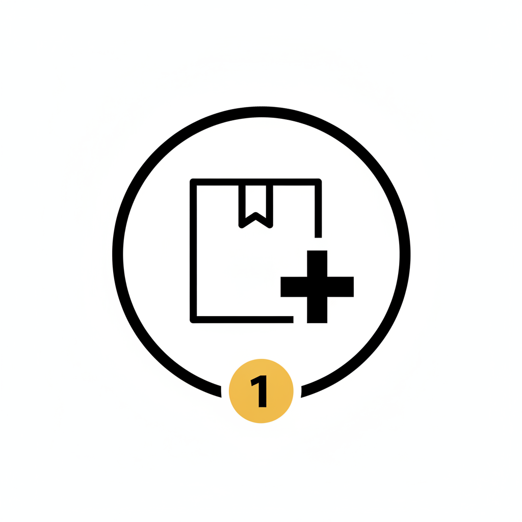 Icono 1 - Caja con plus